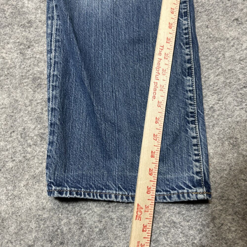 Vintage Ralph Lauren Ashmore Original Fit Distressed Jeans Men's Size 38x32 Blue - Picture 5 of 10